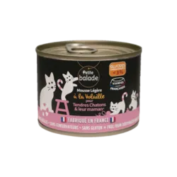 Mousse volaille chaton maman chat