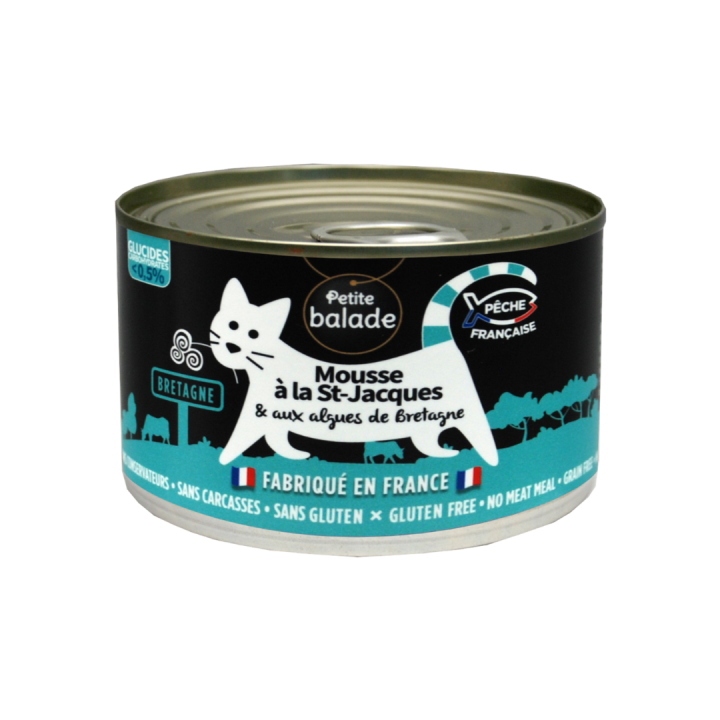 Mousse St Jacques Chat