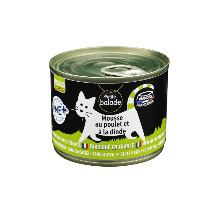 Mousse poulet/dinde Chat