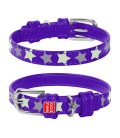 Lederhalsband Waudog Glamour "Star"