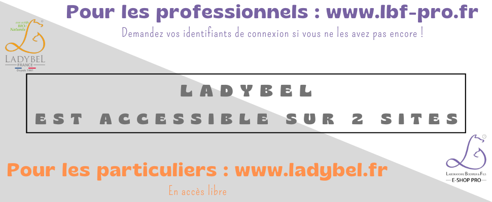 Ladybel accessible sur 2 sites